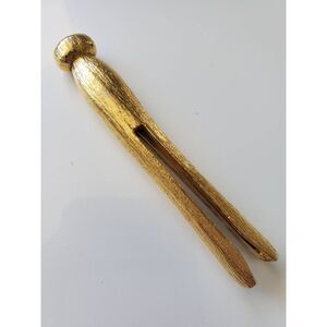Florenza Yellow Gold Tone Bookmark Holder Office Desk